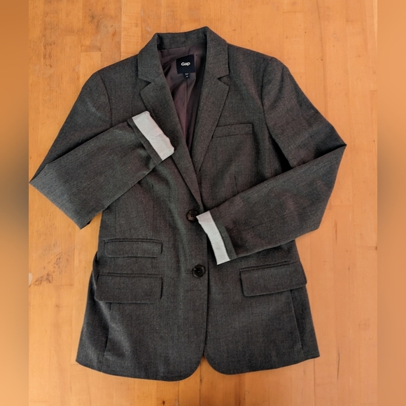 GAP Jackets & Blazers - GAP | Gray | Two button blazer | Wool